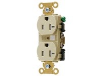 Hubbell Wiring HBL5362ITR DUP RCPT IND TR 20A/125V | YarinInd