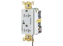 Hubbell Wiring HBL5362LC2W LOAD CTRL DR FULL CTRLD 20A 5-20R WH