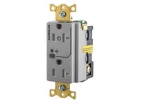 Hubbell Wiring HBL5362RFC1GY RF CTRL RCPT SPLT CIRC 20A 5-20R GY | Industrial Supplies