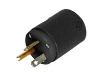 Hubbell Wiring HBL5366EBK PLUG20A 125V5-15P12/3 SO