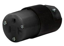 Hubbell Wiring HBL5369VBKB VALISE CONN 20A 125V 5-20R BK BULK 50 | YarinInd