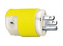 Hubbell Wiring HBL53CM66C MARINE PLUG 20A 125V 5-20P YL