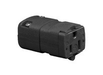 Hubbell Wiring HBL5963VBK VALISE CONN 15A 125V 5-15R INSUL-D BK