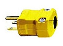 Hubbell Wiring HBL5965VY VALISE PLUG 15A 125V 5-15P YL | Industrial Grade Plug