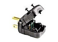 Hubbell Wiring HBL5966VBLK VALISE PLUG 15A 125V 5-15P BK | Industrial Supplies