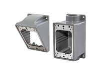 Hubbell Wiring HBL6083AK WATERTIGHT ADAP KIT 3/4" GRAY