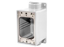 Hubbell Wiring HBL60CM83WA WATERTIGHT FD BOX 3/4" WHITE