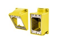 Hubbell Wiring HBL60CM84AK WATERTIGHT ADAP KIT 1" YELLOW