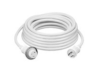 Hubbell Wiring HBL61CM03W MARINE CABLE 25' 30A 125V WH