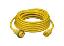 Hubbell Wiring HBL61CM05 MARINE CABLE 35' 30A 125V YL