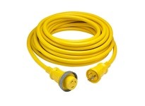Hubbell Wiring HBL61CM05LED MARINE CORD 30A/125V 35 YL W/LEDS