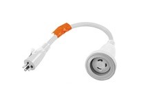 Hubbell Wiring HBL61CM22W Marine Adapt Molded Straight | Durable Solutions