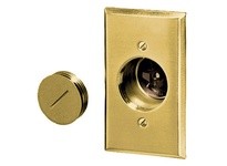 Hubbell Wiring HBL6236 SINGLE RECEPT. FLOOR BOX ASM. 15A 125V