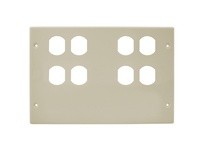 Hubbell Wiring HBL67473BBBBXXIV Raceway Plate 6G 4DUP 2BNK | Industrial Supplies