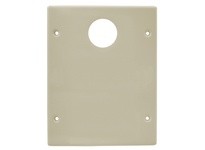 Hubbell Wiring HBL6747AXXIV Raceway Plate 2G 1DUP 1BNK | Industrial Supplies