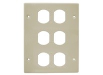 Hubbell Wiring HBL6747BBBIV RACEWAY PLT 3G 3DUP HBL6750 SER IV