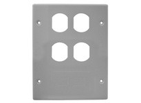 Hubbell Wiring HBL6747BBFGY RACEWAY PLT 3G 2DUP 1M | YarinInd