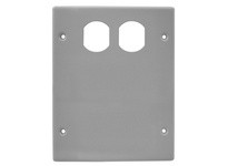 Hubbell Wiring HBL6747BXXGY RACEWAY PLT 3G 1DUP 2BNK HBL6750 IV