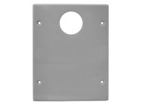 Hubbell Wiring HBL6747JXXGY Raceway Plate 3G 1RND 2BNK | Durable Solutions