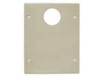 Hubbell Wiring HBL6747JXXIV RACEWAY PLT 3G 1RND 2BNK HBL6750 IV