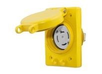 Hubbell Wiring HBL67W09 WATERTIGHT RECEP 20A 3PH Y 120/208V