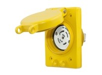 Hubbell Wiring HBL69W81 WATERTIGHT RECEP 30A 120/208V L21-30