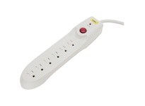 Hubbell Wiring HBL6PS350A SPD STRP 6 RCPT 350 J 6' | Industrial Power Strip