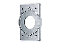 Hubbell Wiring HBL7320 WALLPLATE 1-G ALUM 1.58 OPEN