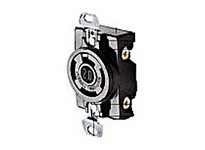 Hubbell Wiring HBL7410B LKG RCPT 4P4W 20A 120/208V BK