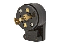 Hubbell Wiring HBL7432 PLUG MIDGET LKG ANG ML-3P | Industrial Supplies