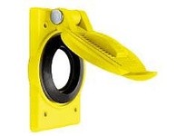 Hubbell Wiring HBL74CM24WO Waterproof Receptacle Plate | Durable Polycarbonate