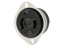 Hubbell Wiring HBL7526 LKG FLG-RCPT 15A 125V L1-15R