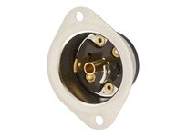 Hubbell Wiring HBL7595 LKG FLG INLET MIDGET 15A 125V | Reliable Supplies