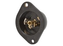 Hubbell Wiring HBL7595N LKG FLG INLET MIDGET 15A 125V | Industrial Supplies