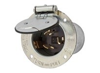 Hubbell Wiring HBL7968 LKG FLG INLT 3P4W 50A 250VDC/600VAC | Industrial Supplies