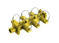 Hubbell Wiring HBL7DBY SINGLEPOLE DISTRIBUTION BLOCK YL