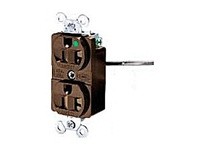 Hubbell Wiring HBL8200SGGYA DUP RCPT TAMP-RES 15A 125V 5-15RGY