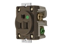 Hubbell Wiring HBL8284 PANEL MT RCPT HG 15A 125V 5-15R | Industrial Supplies