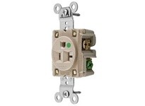 Hubbell Wiring HBL8310AL SGL RCPT HG 20A 125V 5-20R AL