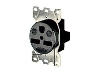 Hubbell Wiring HBL9330 RCPT 2P3W 30A 250V 6-30R BK