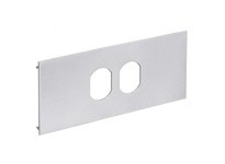 Hubbell Wiring HBLALU57DRBM R-WAY 1G PLATE DUPLEX | YarinInd