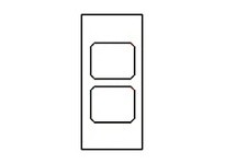 Hubbell Wiring HBLAM303SBK FACEPLATE SCREW MT AMP-ACO BK | Industrial Supplies