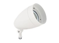 RAB HBLED13YW LFLOOD 13W Warm LED Bullet W/ Hood & Lens White