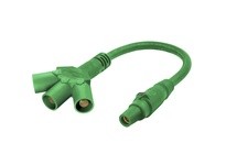 Hubbell Wiring HBLF3MSGN SINGLE POLE SOFT 3-FER REV GN | Industrial Supplies