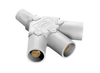 Hubbell Wiring HBLF3MW SINGLEPOLE TRI TAP F-M-M-M WHITE