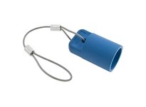 Hubbell Wiring HBLFCAPBL SINGLEPOLE FEM CAP BLUE