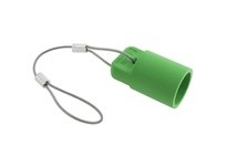 Hubbell Wiring HBLFCAPGN SINGLEPOLE FEM CAP GREEN | Industrial Supplies