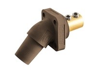 Hubbell Wiring HBLFRABN SINGLEPOLE 300/400A ANG REC SCRW BN