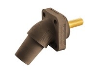 Hubbell Wiring HBLFRASBN SINGLEPOLE 300/400A ANG REC STUD BN | Industrial Supplies