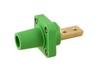 Hubbell Wiring HBLFRB2GN SINGLEPOLE 400A FEM BUS 2 HOLE GN